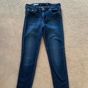 AG Mid Rise Cigarette Jeans
